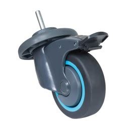 طقم عجلات بلاستيكية Fantom Procart TPF 512T مع مكابح ومصد، سعر 100 مم