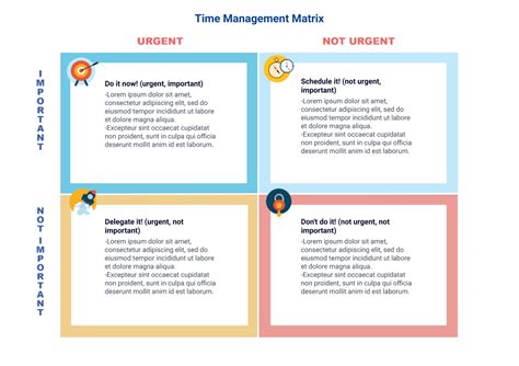 Image result for Time Management Matrix Template Excel
