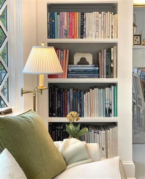 White Bookshelf with Books
