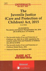 Juvenile Justice (Care And Protection Of Children) Act,2015: Buy ...
