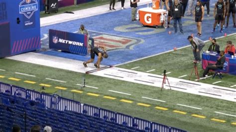 Zavion Thomas runs official 4.28-second 40-yard dash at 2026 combine