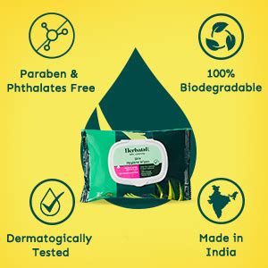 Bombay Shaving Company Herbatol Plus Wet Wipes For Adults ...
