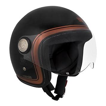 ROYAL ENFIELD J1B Chopper Open Face Helmet | ISI and DOT Certified ...