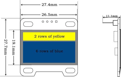 UCTRONICS 0.96 Inch OLED Module 12864 128x64 Yellow India | Ubuy