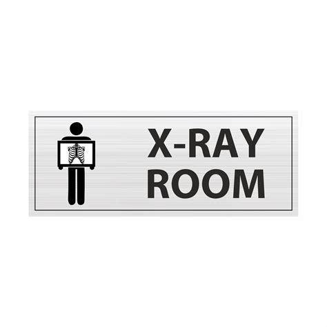 Anne Print Solutions® X Ray Sign Board Stainless Steel Size 8.25 Inch X ...