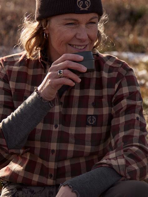 Heron Flannel Shirt Women Green - Chevalier
