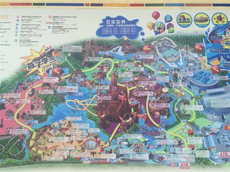 欢乐谷地图,北京欢乐谷地图 全景 - 伤感说说吧