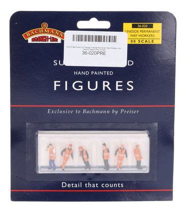 36-020 Bachmann OO Gauge Lineside Permanent Way Workers (x6) - Factory ...