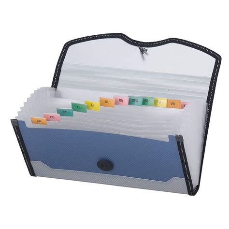 M.P Stationer Polypropylene (PP) 13 Pockets Expanding File Wallets ...