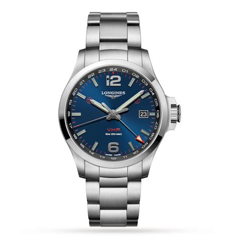 Longines Conquest VHP 43mm Mens Watch L37284966 | Mappin and Webb