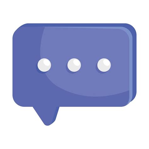 Purple speech bubble message icon | Free Vector