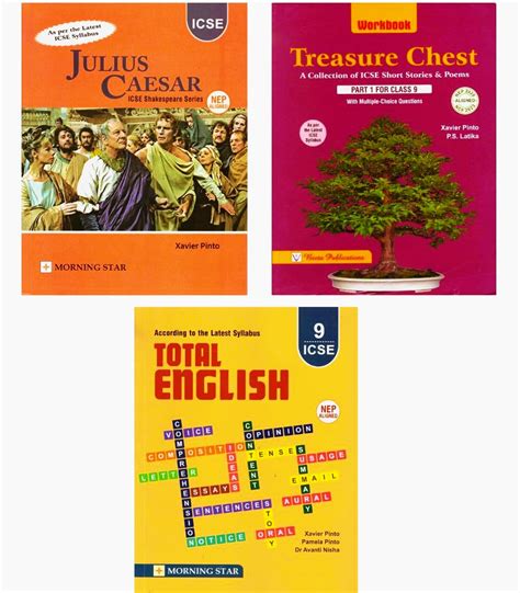 Morning Star ICSE Julius Caesar Textbook, Treasure Chest Workbook & To ...