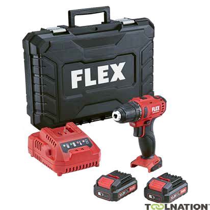 Flex-tools 516155 DD2G 10.8-LDBC/2.5 Cordless Drill 10.8V 2.5Ah Li-Ion ...