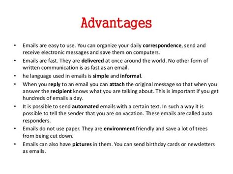 Image result for Advantages of Using Emails