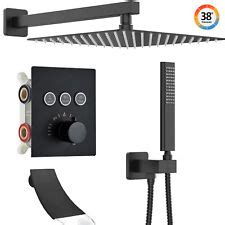 Thermostatic Shower Faucet Set 12 Black | Ubuy India