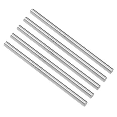 uxcell Round Steel Rod, 5.5mm HSS Lathe Bar Stock Tool 100mm Long, for ...