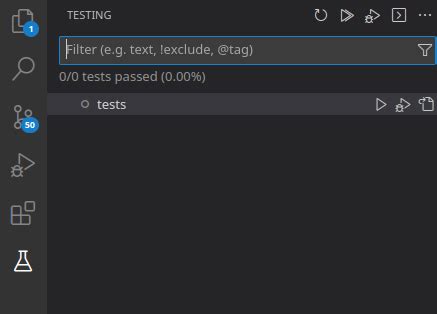 Py.test in Visual Studio Code 的图像结果