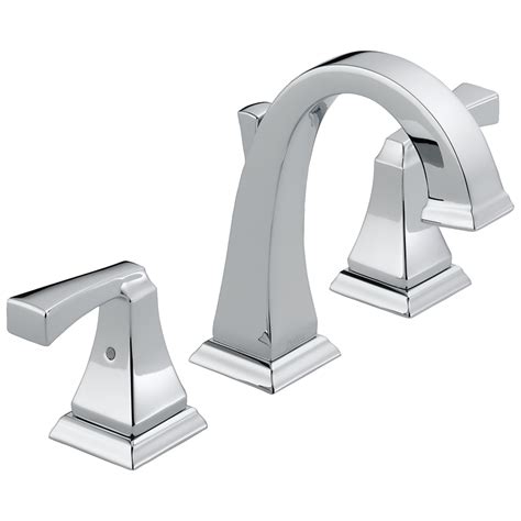 Delta Dryden Chrome Widespread 2-Handle WaterSense Bathroom Sink Faucet ...