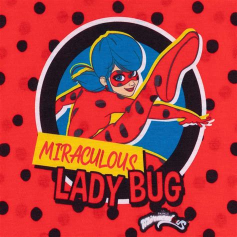 Buy Miraculous Ladybug Little Girls 4 Piece Pajama Shirt And Pants ...