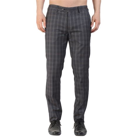 Grey Check Trouser