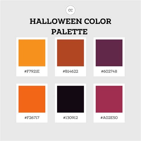 Halloween Color Palette