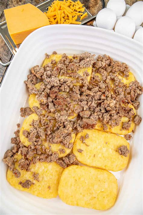 Sausage Hash Brown Patty Breakfast Casserole - Plain Chicken