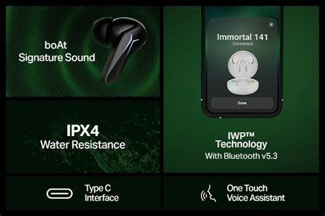 Buy boAt Immortal 141 TWS Earbuds with ENxTM Tech, Up to 40 hrs ...