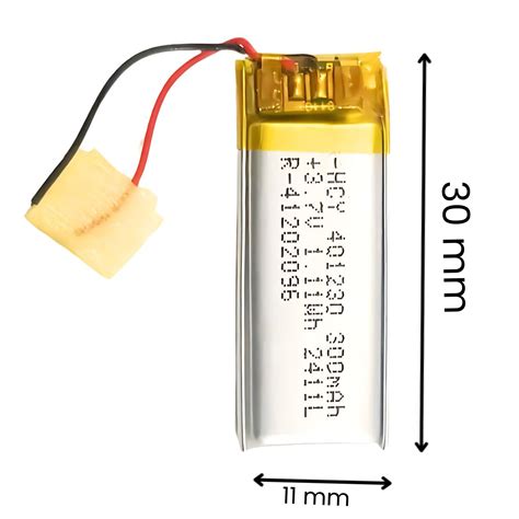 Witty Fox 300mAh Rechargeable 3.7V Lithium Polymer Battery – Robocraze