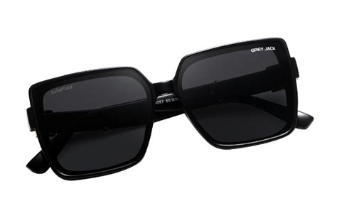 GREY JACK Square TR90 Frame Polarized Sunglasses for Women 3357 ...
