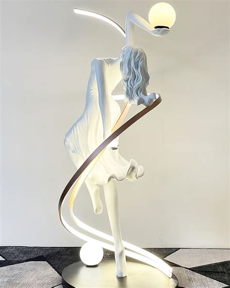 Misha Goddess Statue Floor Lamp - Docos