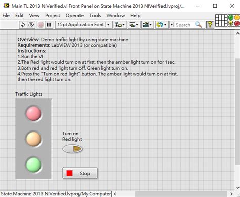 Image result for LabVIEW 2021 Code for 4 Way Traffic Stop