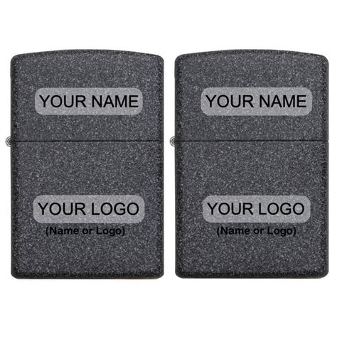 Zippo Iron Stone Couple Lighter 28987 | Set of two windproof Lighters ...