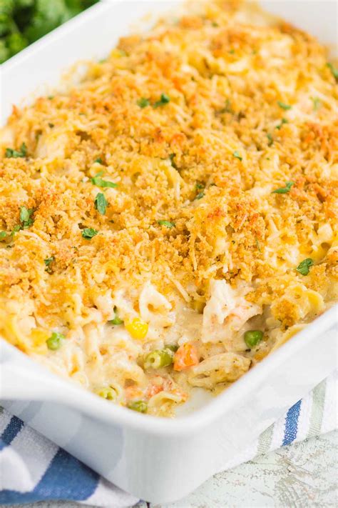 Creamy Egg Noodle Chicken Casserole at Travis Dexter blog