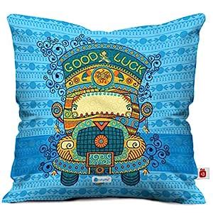 Buy Indigifts Indibni Micro Satin, Fibre Home Decor Good Luck Quote ...