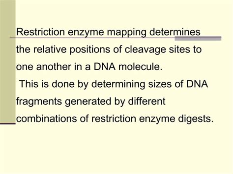 Image result for Restriction Enzyme Mapping