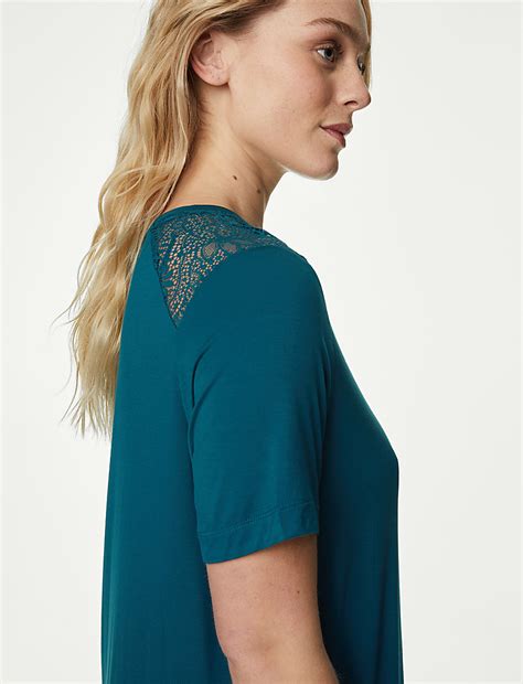 Buy Body Soft™ Lace Detail Nightdress at Marks & Spencer