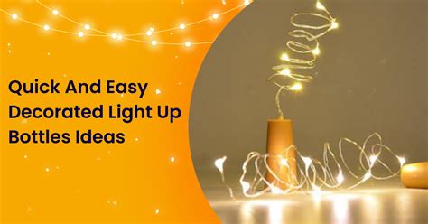 Quick And Easy Decorated Light Up Bottles Ideas - Hobby India– Hobby ...