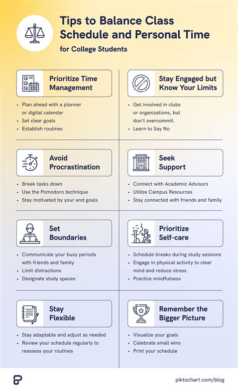 Simplify Student Life with a Schedule Builder - Piktochart