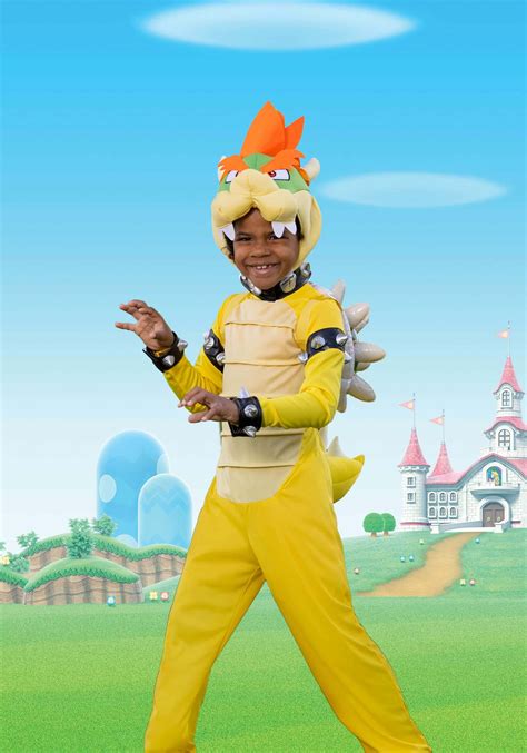 Super Mario Bros. Deluxe Bowser Costume for Kids | Video Game Costumes