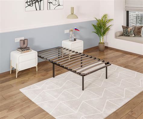 STAR WORK Premium Metal Bed Cot for Single Bed Size | Ergonomic ...