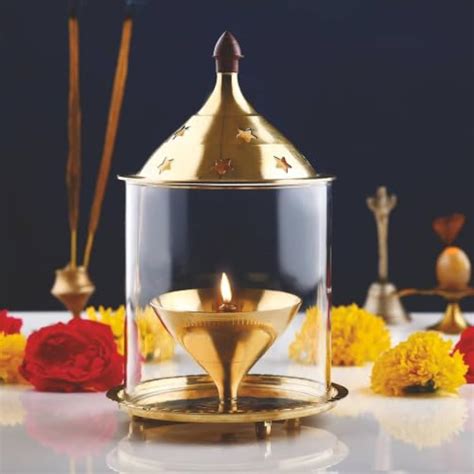 True Decor 6 Inch Akhand Diya For Puja Akhand Jyoti | Desertcart INDIA
