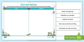 FREE! - Fact or Opinion Worksheets - KS2 (teacher made)