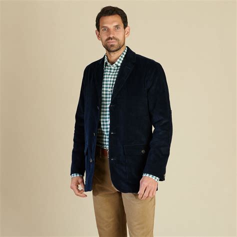 Navy Buttercombe Corduroy Jacket | Men's Country Clothing | Cordings