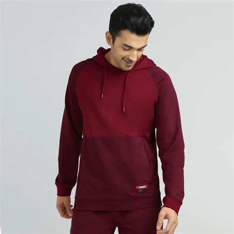Quest French Terry Cotton Hoodies Scarlet Red – XYXX Apparels