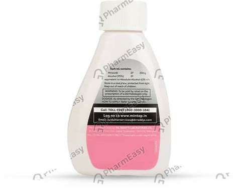Mintop 2% Bottle Of 60ml Solution: Uses, Side Effects, Price & Dosage ...