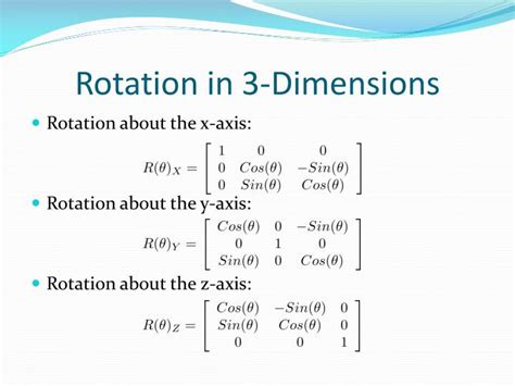 Rotation Matrix 的图像结果
