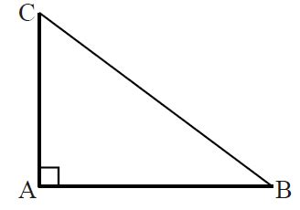 In a triangle ABC, right angled at the vertex A, if the position ...
