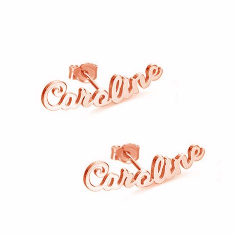 LeCalla - Buy 925 Sterling Silver Personalised Rose Gold-Plated Name ...