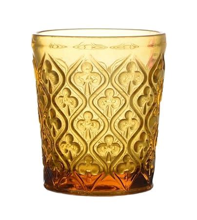 Buy Devnow Marrakech Amber Tumbler 300Ml, Set of 6 Online at Low Prices ...