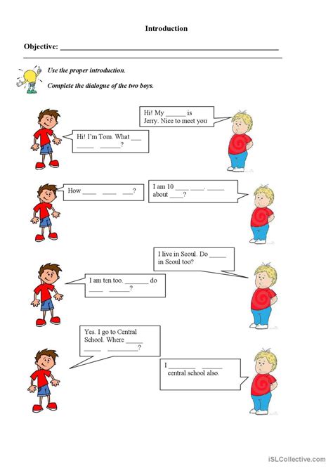 ESL Beginner Introduction Worksheets 的图像结果